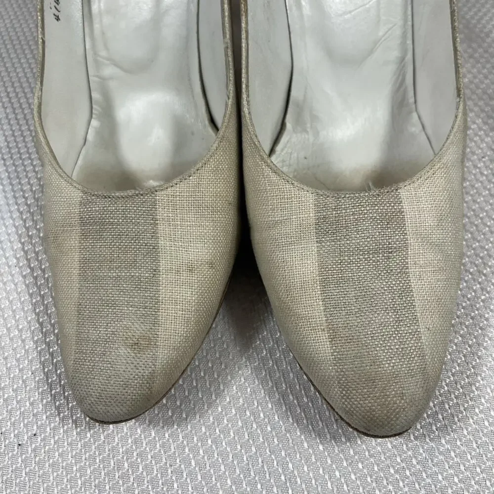 True Vtg‎ Authentic Christian Dior Souliers Classic Pumps Europe Sz 37 /6.5AA